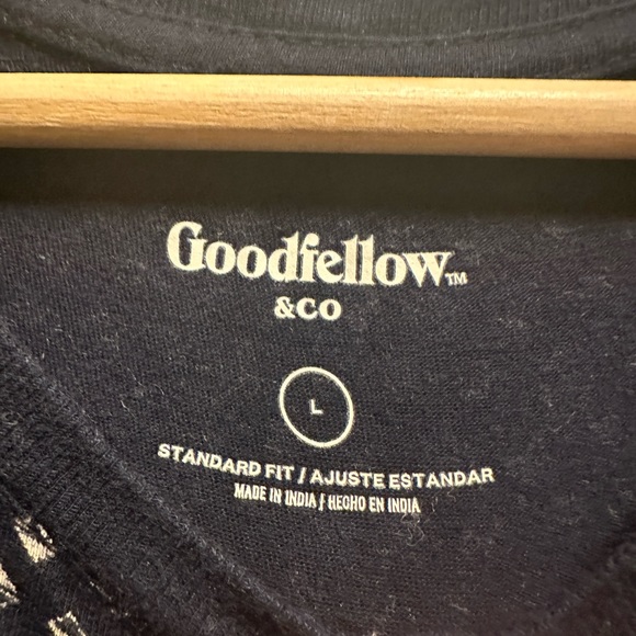 Goodfellow Print T-Shirt, Men's Size L - Picture 3 of 3